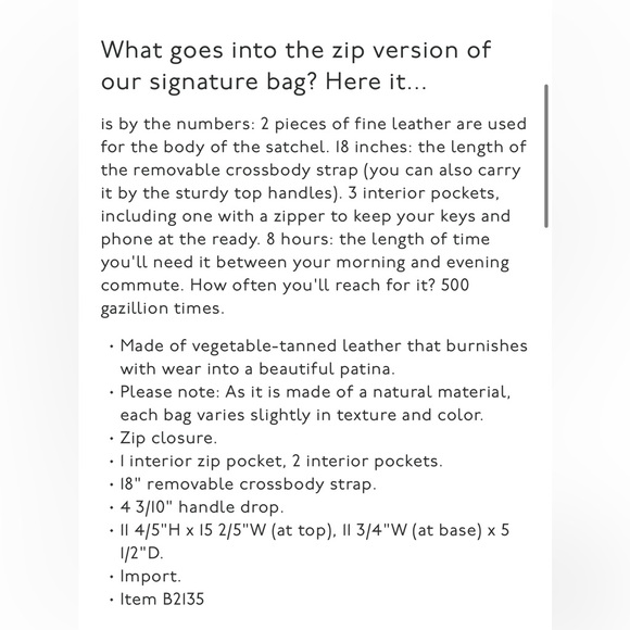 Madewell Transport Satchel in English saddle leather - Picture 5 of 15